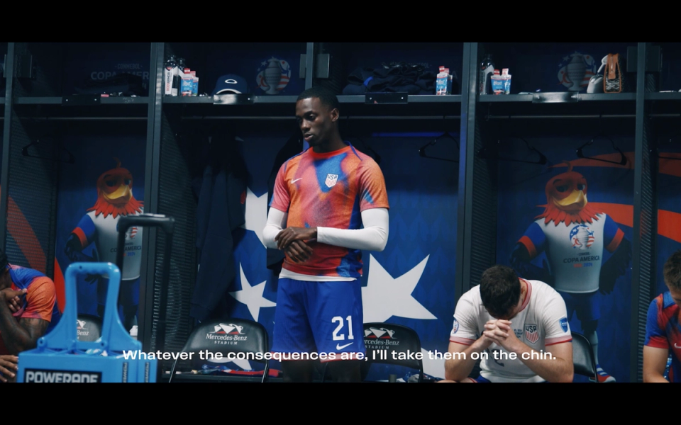 Tim Weah from the HBO Documentary