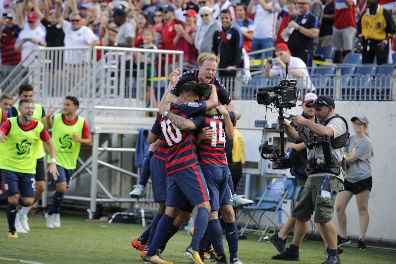 U.S. MNT - Dom Dwyer goal celebration