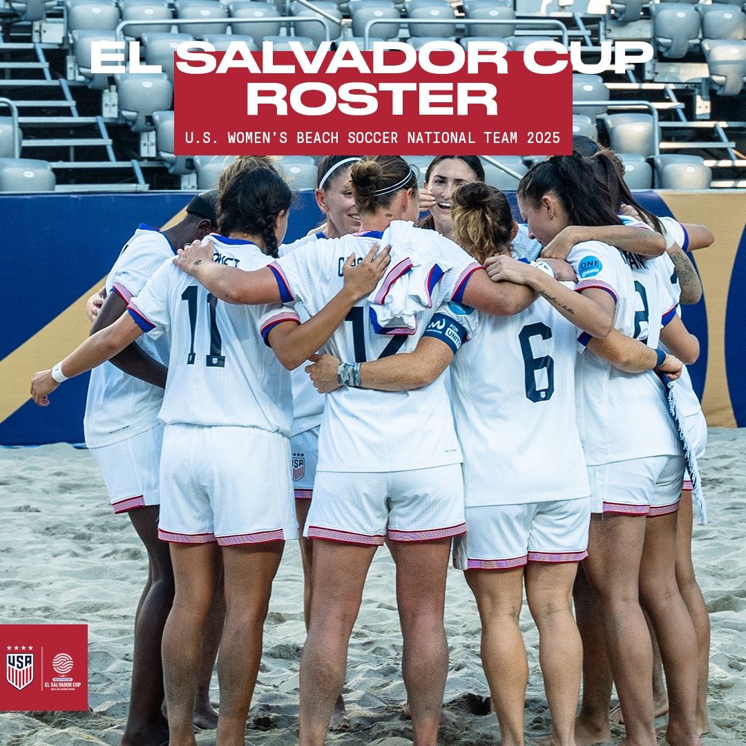 Morgan Church Selects 12-Player U.S. Women’s Beach Soccer National Team Roster for 2025 El Salvador Cup