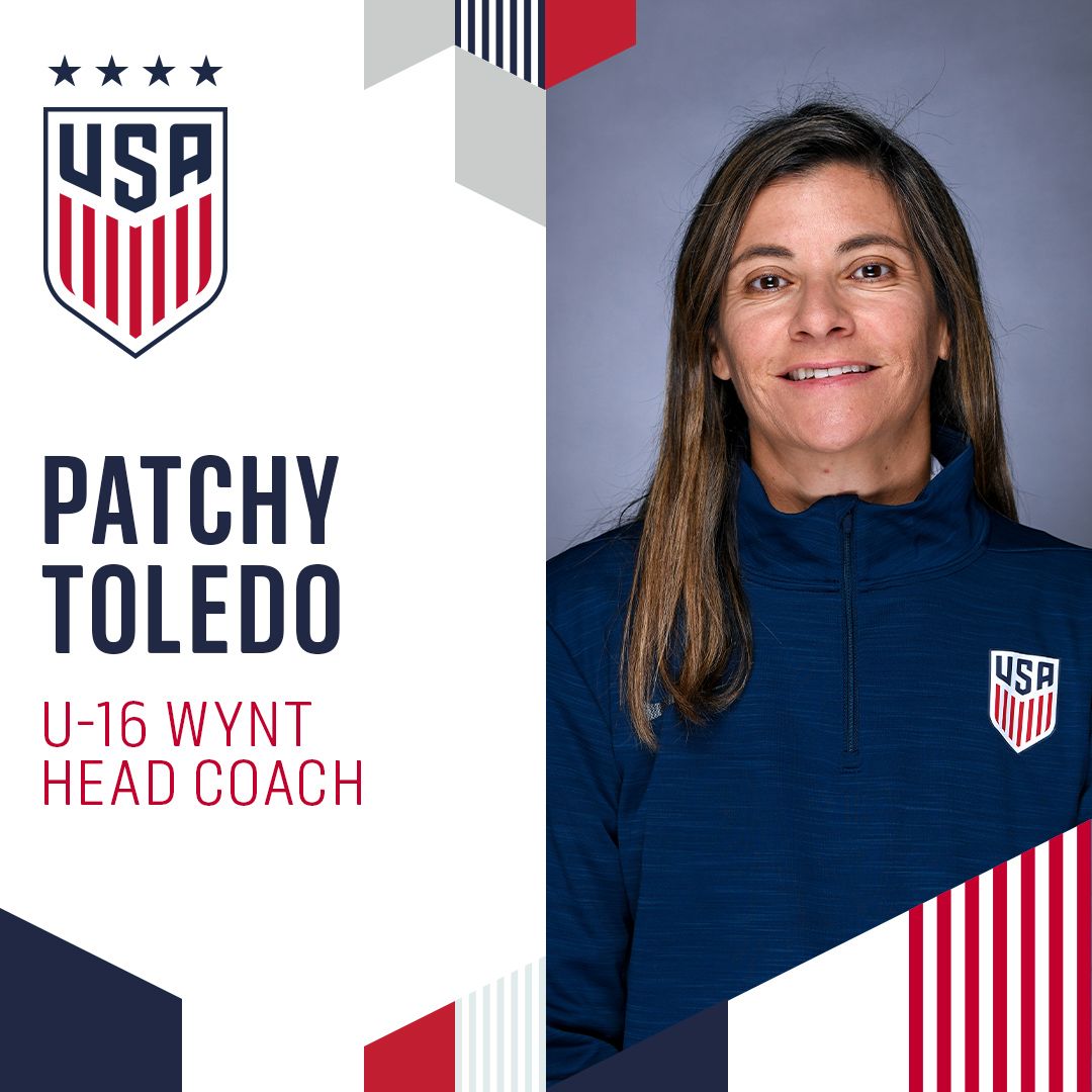 Patricia Toledo Named Head Coach Of U.S. Under-16 Women’s Youth National Team