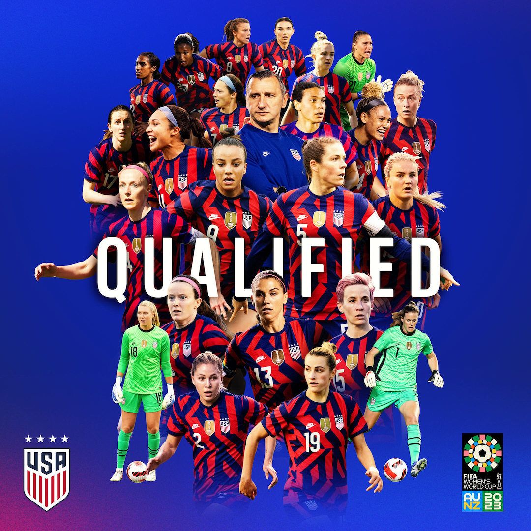 US Womens National Team Qualifies for 2023 FIFA Womens World Cup in Australia and New Zealand