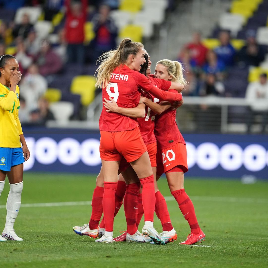 Canada Downs Brazil, 2-0, In 2023 SheBelieves Cup, Presented By Visa