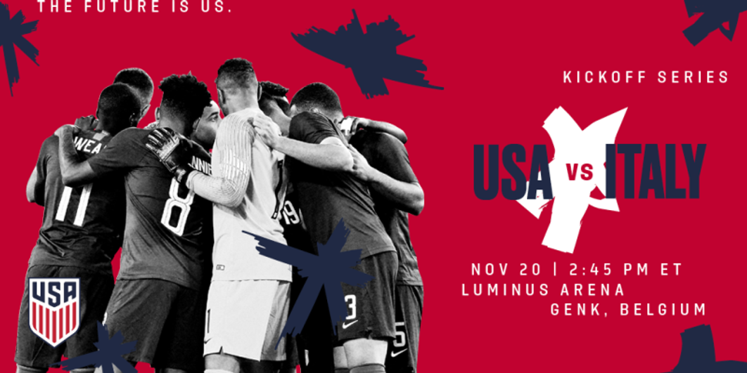 U.S. MNT vs. Italy 2018