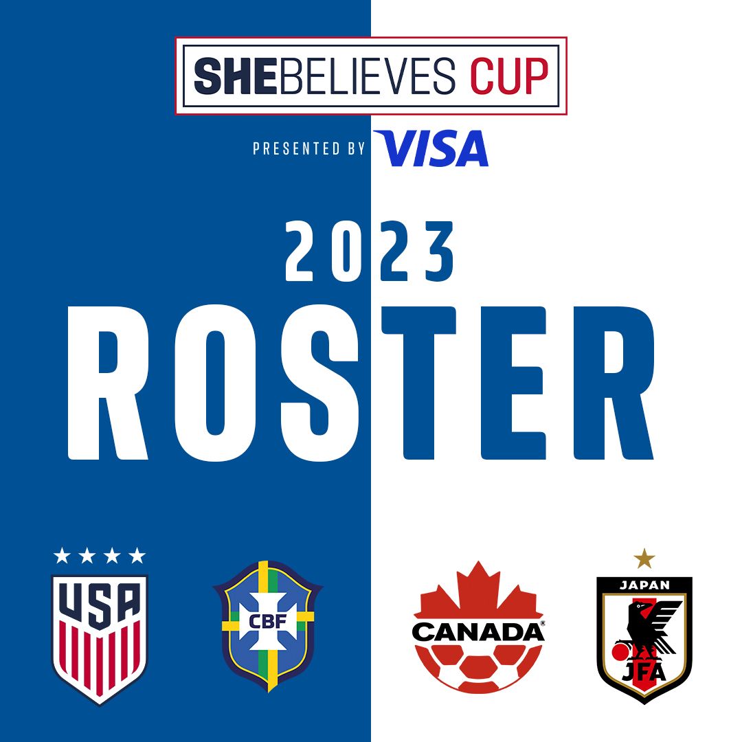 Andonovski Names 23 Player USWNT Roster for the 2023 SheBelieves Cup Presented by Visa