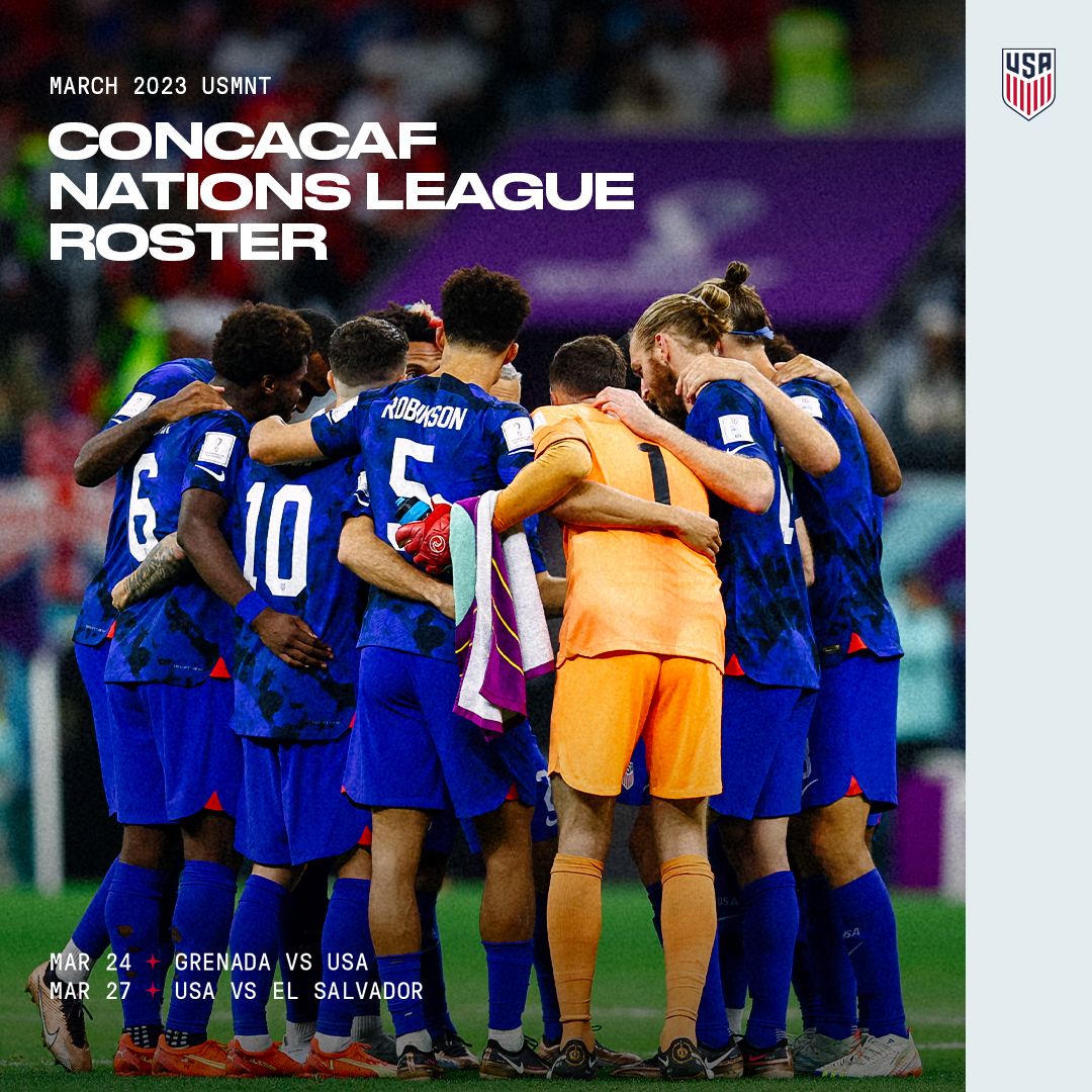 USMNT Seeks To Advance To Concacaf Nations League Final Four With 24 Players Called Into BioSteel Training Camp For Matches Against Grenada And El Salvador