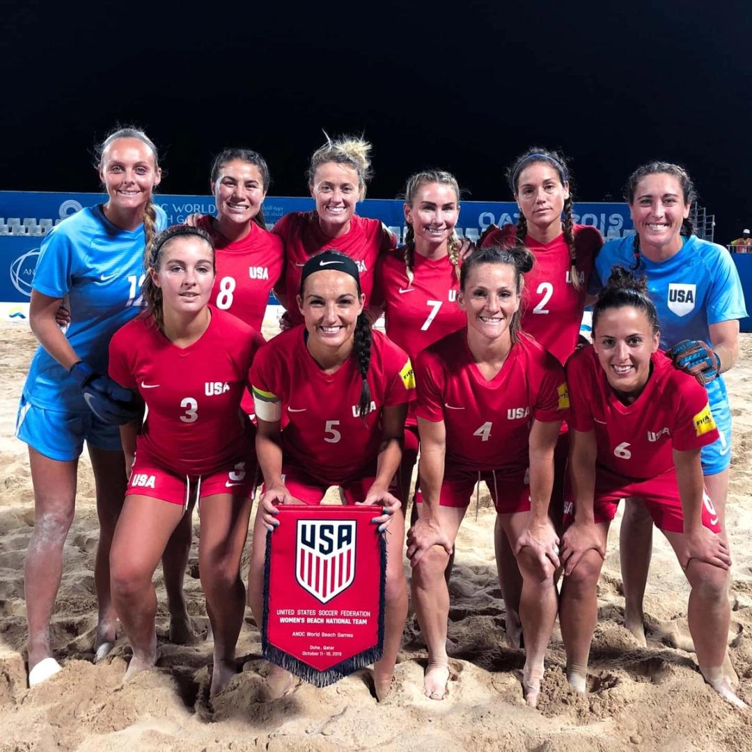 US Womens Beach Soccer Finishes Second in Inaugural Tournament