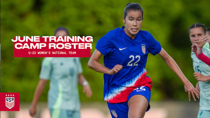 USA national team players in training