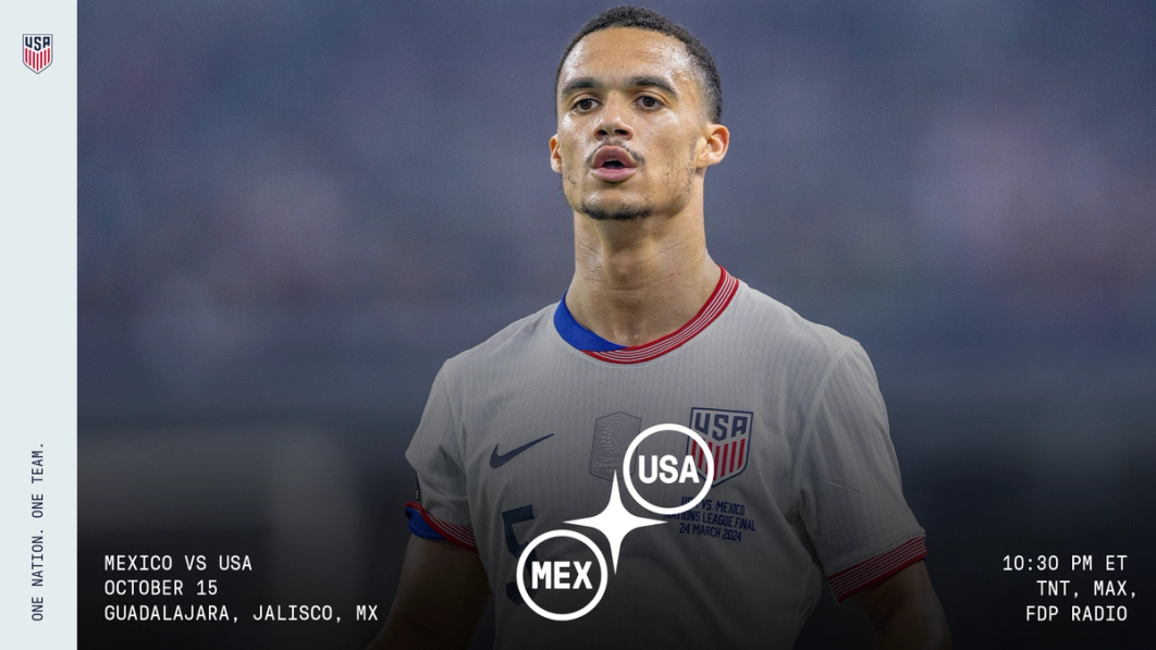 A photo of USMNT defender Antonee Robinson