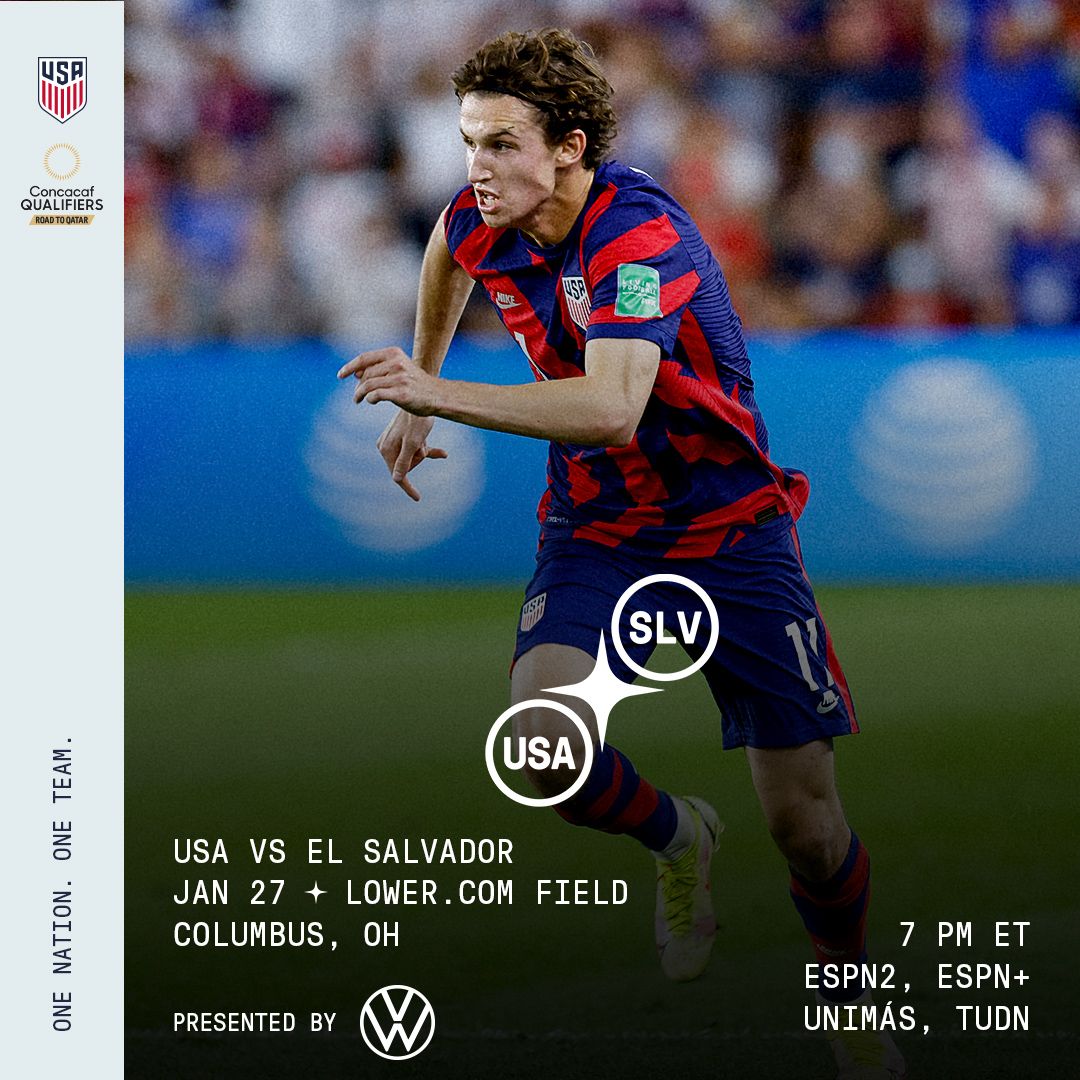 2022 Concacaf World Cup Qualifying USA vs El Salvador Preview TV Channels Start Time Standings