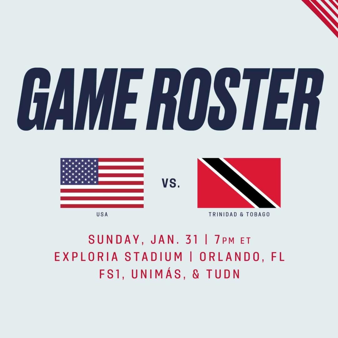 Berhalter Names 25 Player Travel Roster ahead of USA Trinidad and Tobago on Jan 31 in Orlando