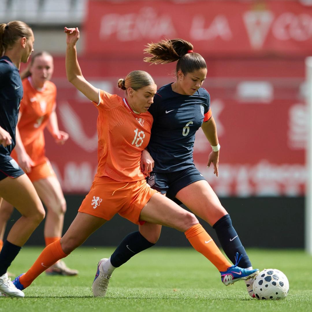 U.S. Under-23 Women's National Team Draws Netherlands, 1-1, in First of Three Games in Spain