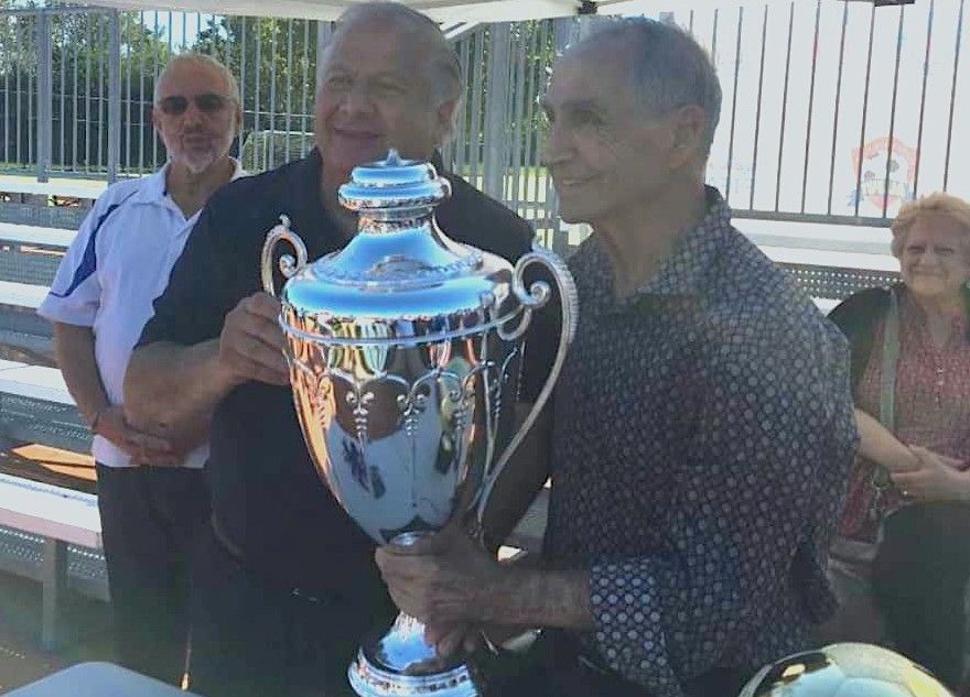 Philip Christopher (left) has been the driving force behind the Pancyprian Freedoms for five decades