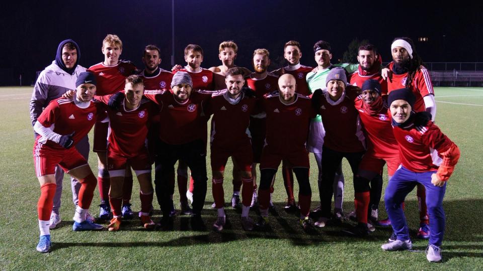 Vistula Team Photo from the 2023 Qualifying Rounds for the U.S. Open Cup