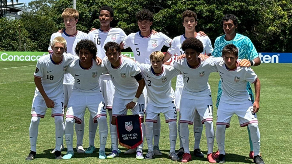 U15 Boys National starting 11