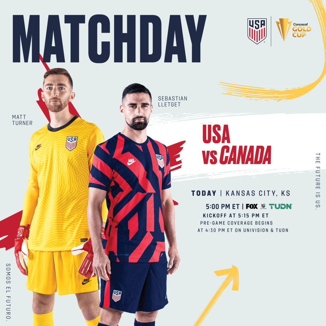 2021 Concacaf Gold Cup USA vs Canada Preview Schedule TV Channels Start Time