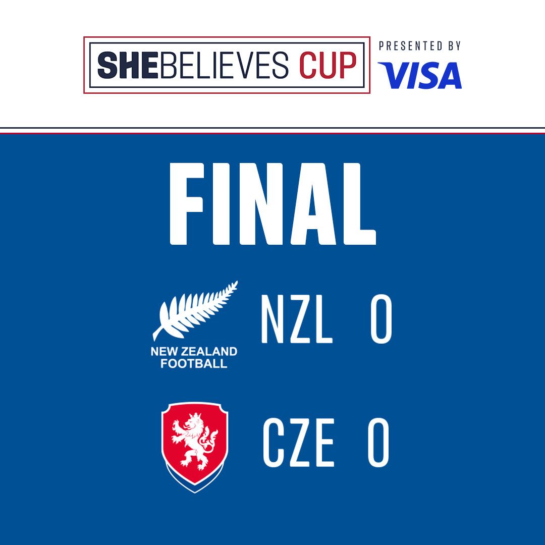 Czech Republic And New Zealand Draw 0-0 To Close 2022 SheBelieves Cup Presented By Visa