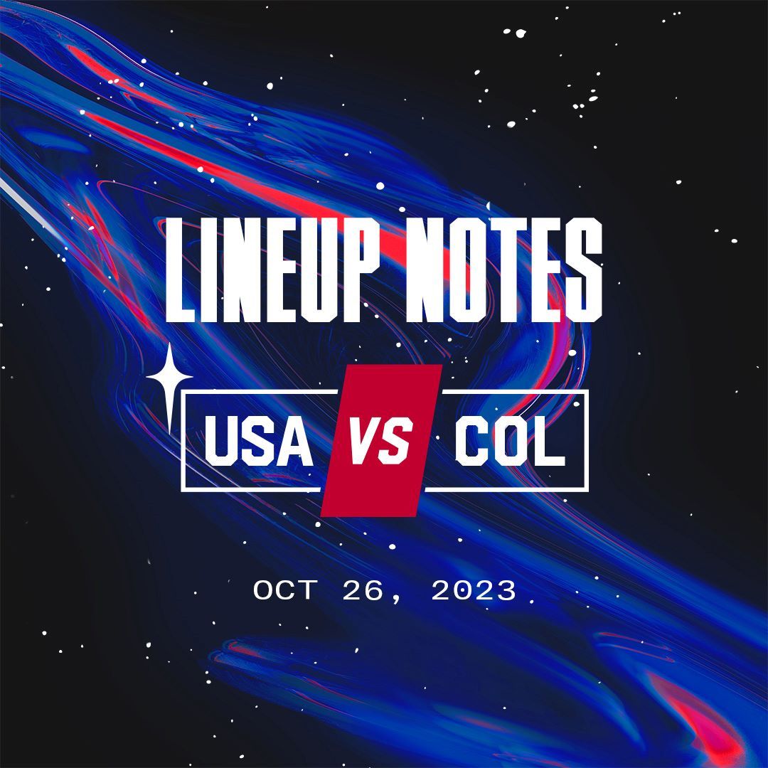 USWNT vs. Colombia: Starting XI & Lineup Notes