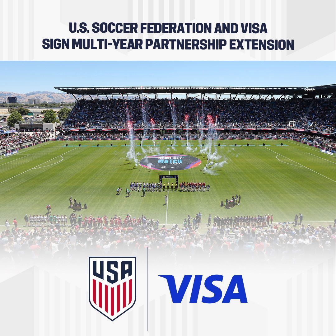 Visa and US Soccer Announce Multi Year Partnership Extension Ahead of FIFA Womens World Cup 2023