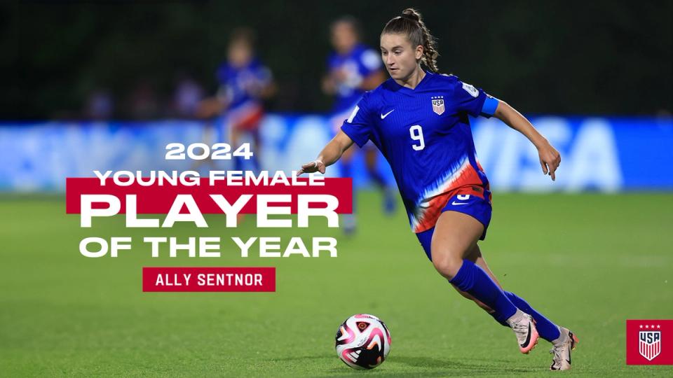 2024 Young Female Player of the Year Ally Sentnor