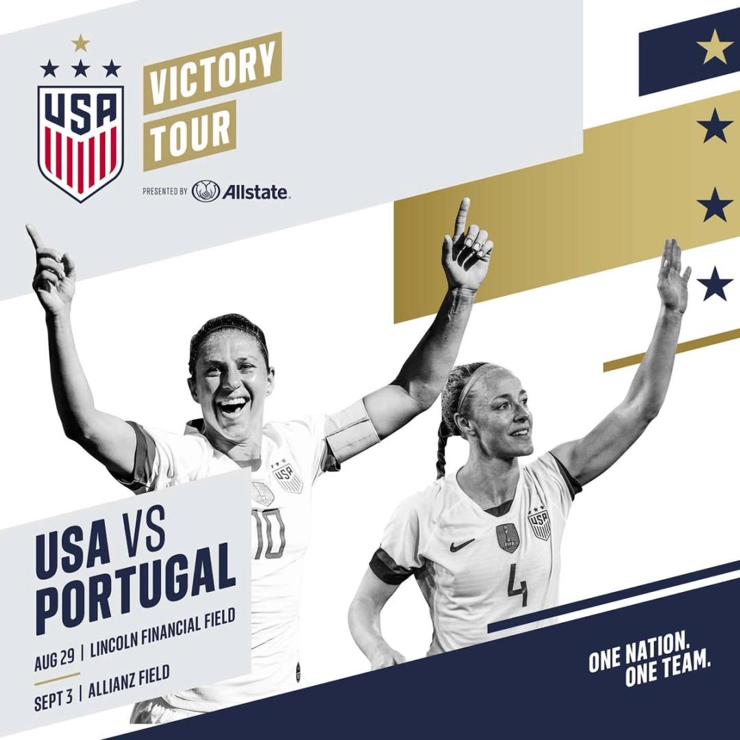 World Cup Champs Will Face Portugal On Aug. 29 In Philadelphia And On Sept. 3 In St. Paul, Minn.