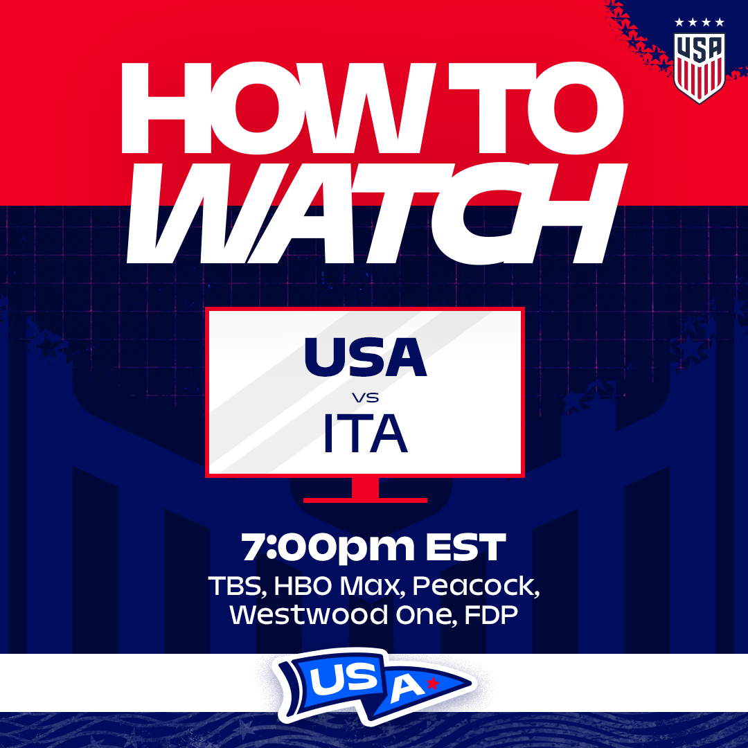 How to Watch: USWNT vs. Italy on Monday, Dec. 1 in Ft. Lauderdale, Florida