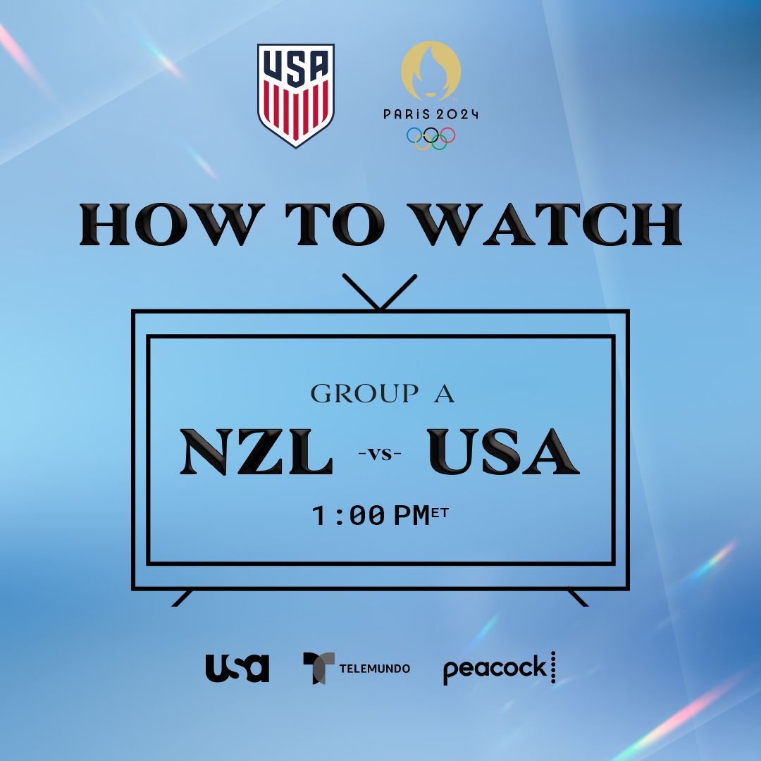 How to Watch and Stream the U.S. Men’s Olympic Soccer Team vs. New Zealand
