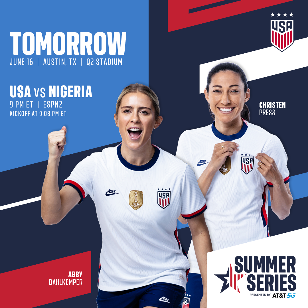 Summer Series uswnt vs Nigeria Preview Schedule TV Channels Start Time