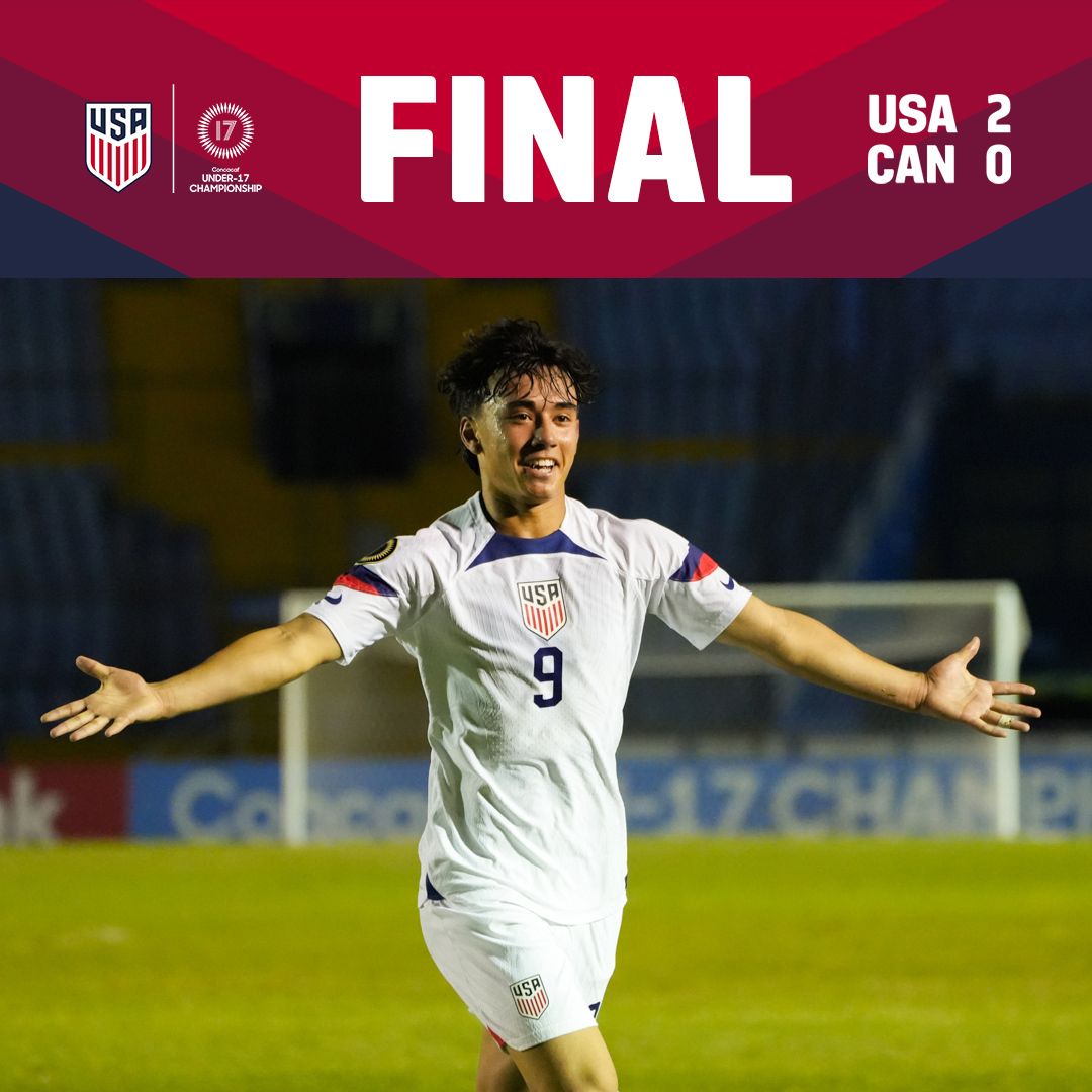 U.S. Under-17 Men’s Youth National Team Downs Canada 2-0 In Concacaf U-17 Championship Semifinal