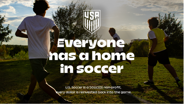 Everyone Has a Home in Soccer campaign