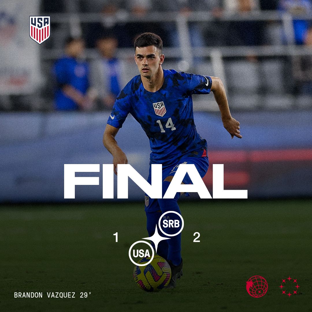 Eight Players Earn First Caps As U.S. Men’s National Team Opens New Cycle With 2-1 Loss Against Serbia In Los Angeles