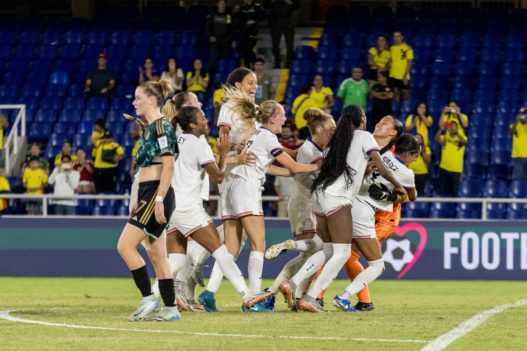 USA Advances to Semifinals of 2024 FIFA U-20 Women’s World Cup in Colombia with Epic Penalty Shootout Win over Germany after Scoring Two Goals in Second Half Stoppage Time