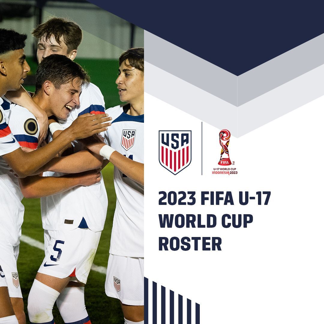 U.S. Under-17 MYNT Head Coach Gonzalo Segares Names 21-Player Roster For 2023 FIFA U-17 World Cup In Indonesia
