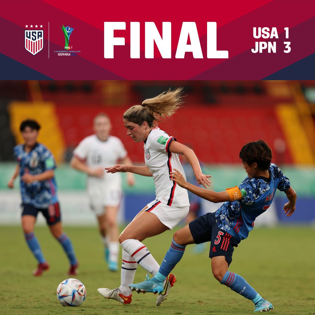 FIFA U20 Womens World Cup US U20 WYNT 1 Japan 3 Match Report Stats Standings
