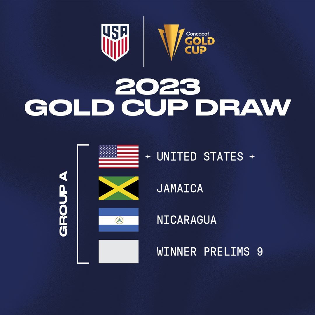 US Mens National Team Learns Group A Opponents Ahead of 2023 Concacaf Gold Cup