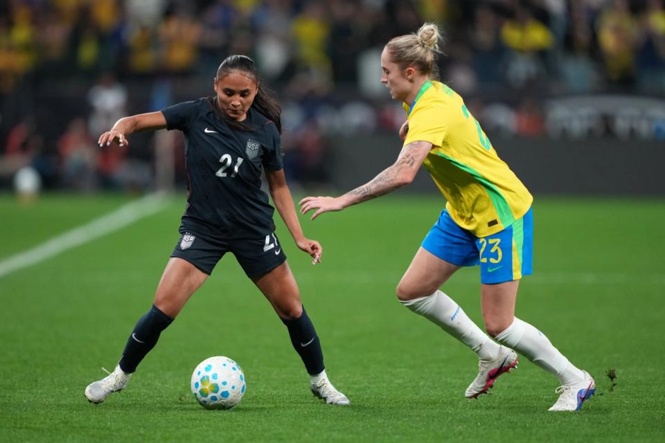 U.S. Women's National Team Falls 2-1 to Brazil in São Paulo