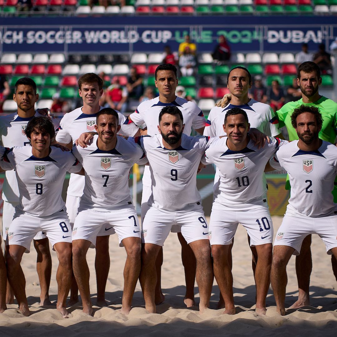 US Mens Beach Soccer National Team 4 Egypt 5 AET 2024 FIFA Beach Soccer World Cup