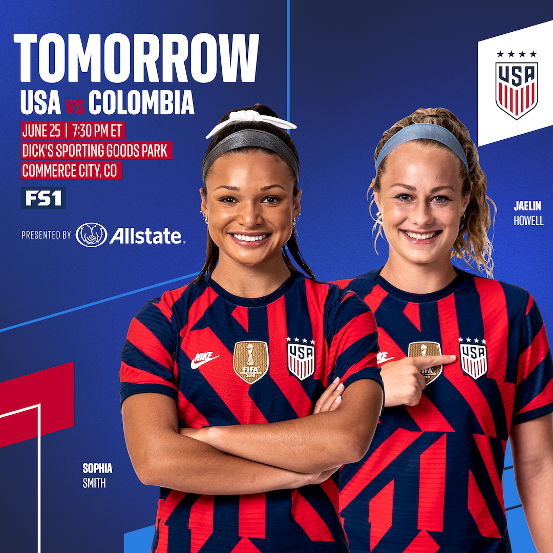USWNT Set For Clash With Colombia In Colorado