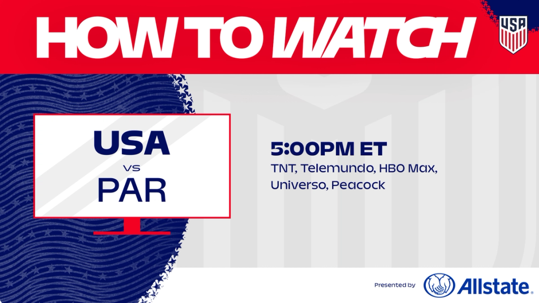 How to Watch: USMNT vs. Paraguay on Saturday, Nov. 15 at Subaru Park in Chester, Pennsylvania