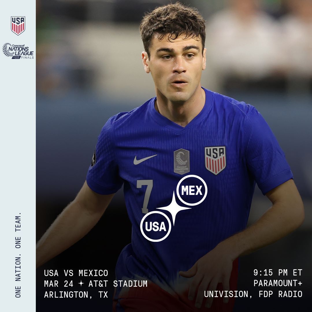 concacaf nations league final usmnt vs mexico match preview how to watch stream channel start time