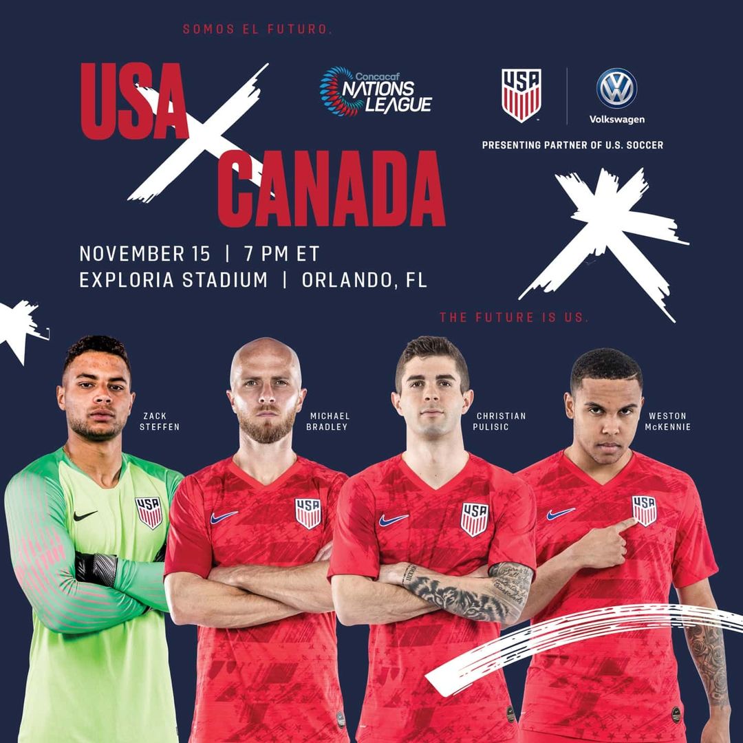 U.S. Soccer Selects Orlando’s Exploria Stadium To Host U.S. Men’s National Team’s Critical Concacaf Nations League Match On Nov. 15 Against Canada