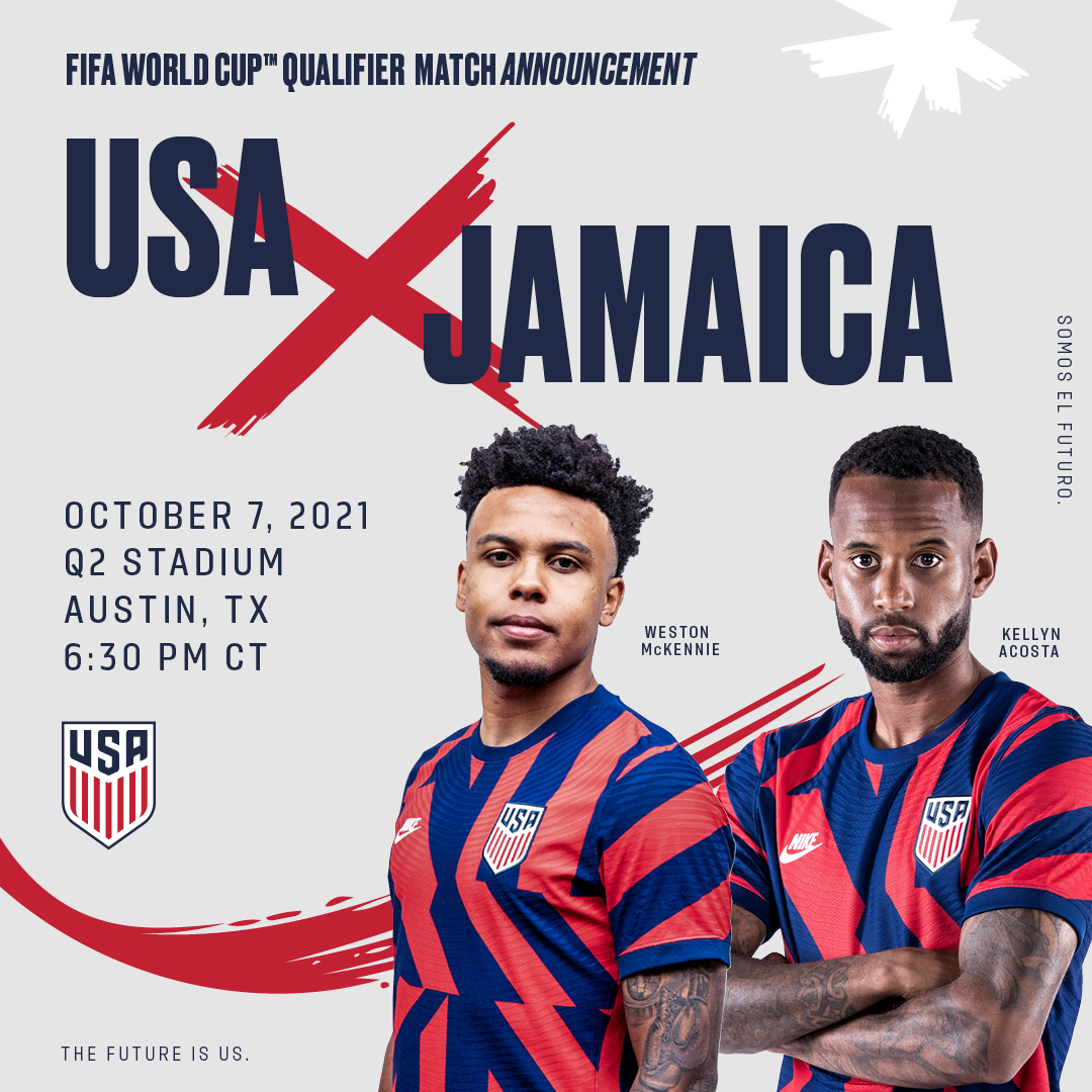 Austin to Host USA Jamaica in First USMNT World Cup Qualifier in the State of Texas
