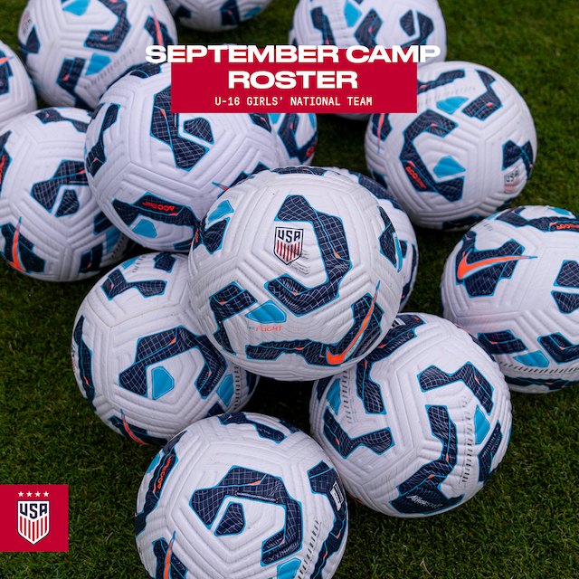 U.S. Under-16 Girls’ National Team Will Come Together in Georgia for Training Camp