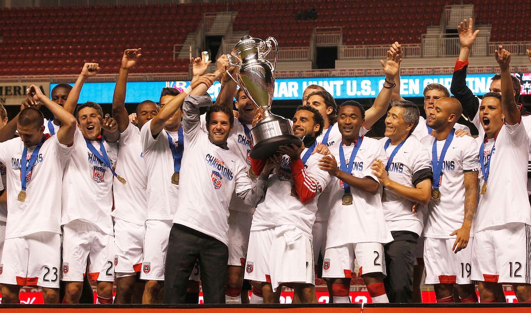 Player-turned-coach Ben Olsen the last time D.C. United’s won the Open Cup (2013)