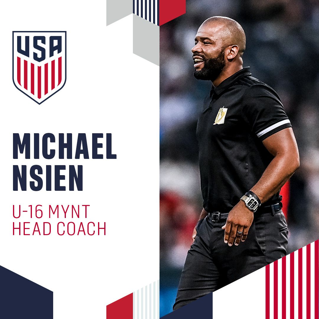 Michael Nsien Named Head Coach Of US Under 16 Mens Youth National Team