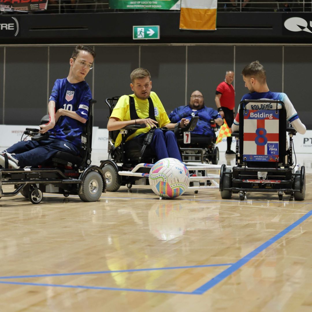 U.S. Power Soccer NT Books World Cup Semifinal Ticket With Wins vs. England and Denmark