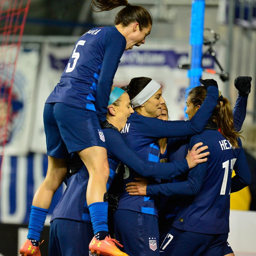 USA Ties Japan 22 in Teams First 2019 SheBelieves Cup Match