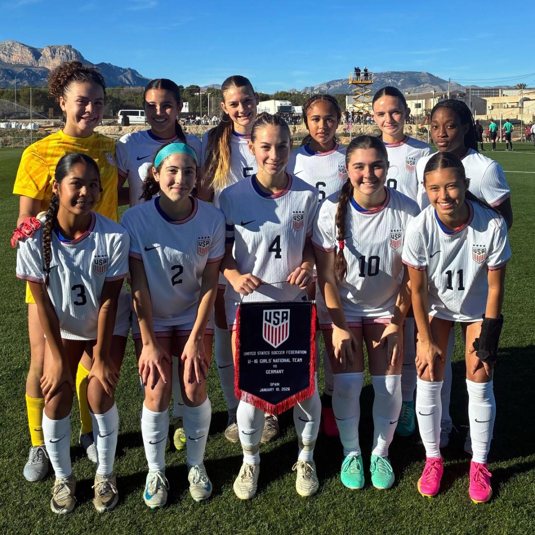 U.S. Under-16 Girls’ National Team Falls to Germany 4-1 in First Of Three January Matches in Spain