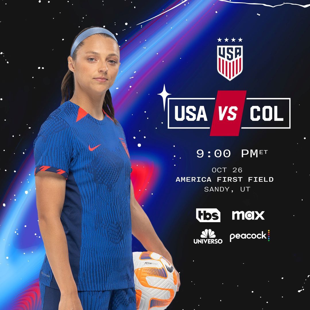 USWNT Kicks Off October Friendlies against Colombia in Sandy, Utah