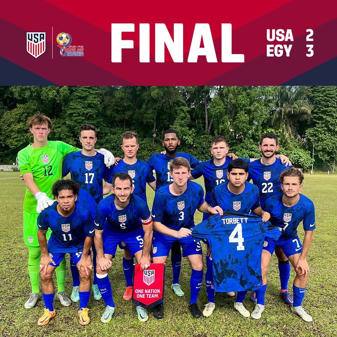 Tate Lancaster, Chris Bourdon Score as Men’s Deaf National Team Falls 3-2 to Egypt at Deaf World Championships