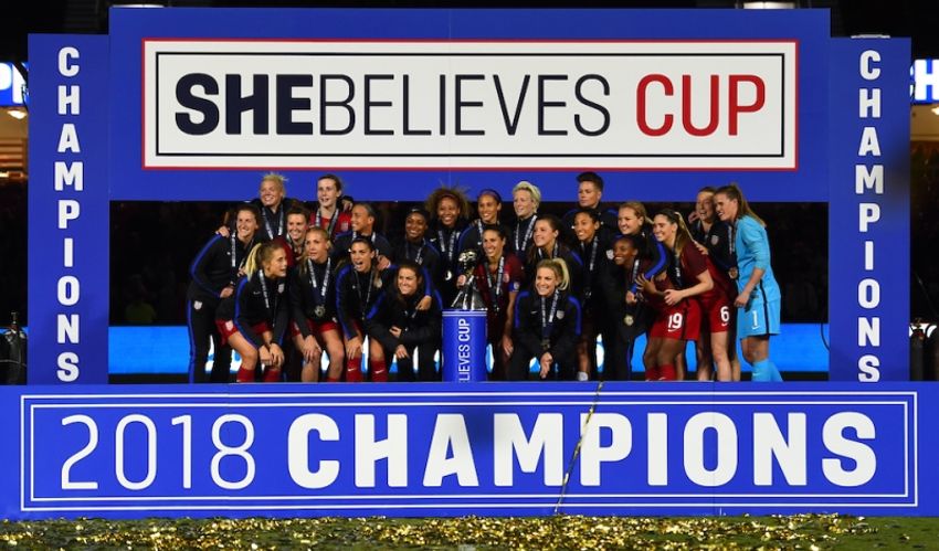 2018 SheBelieves Cup Champions